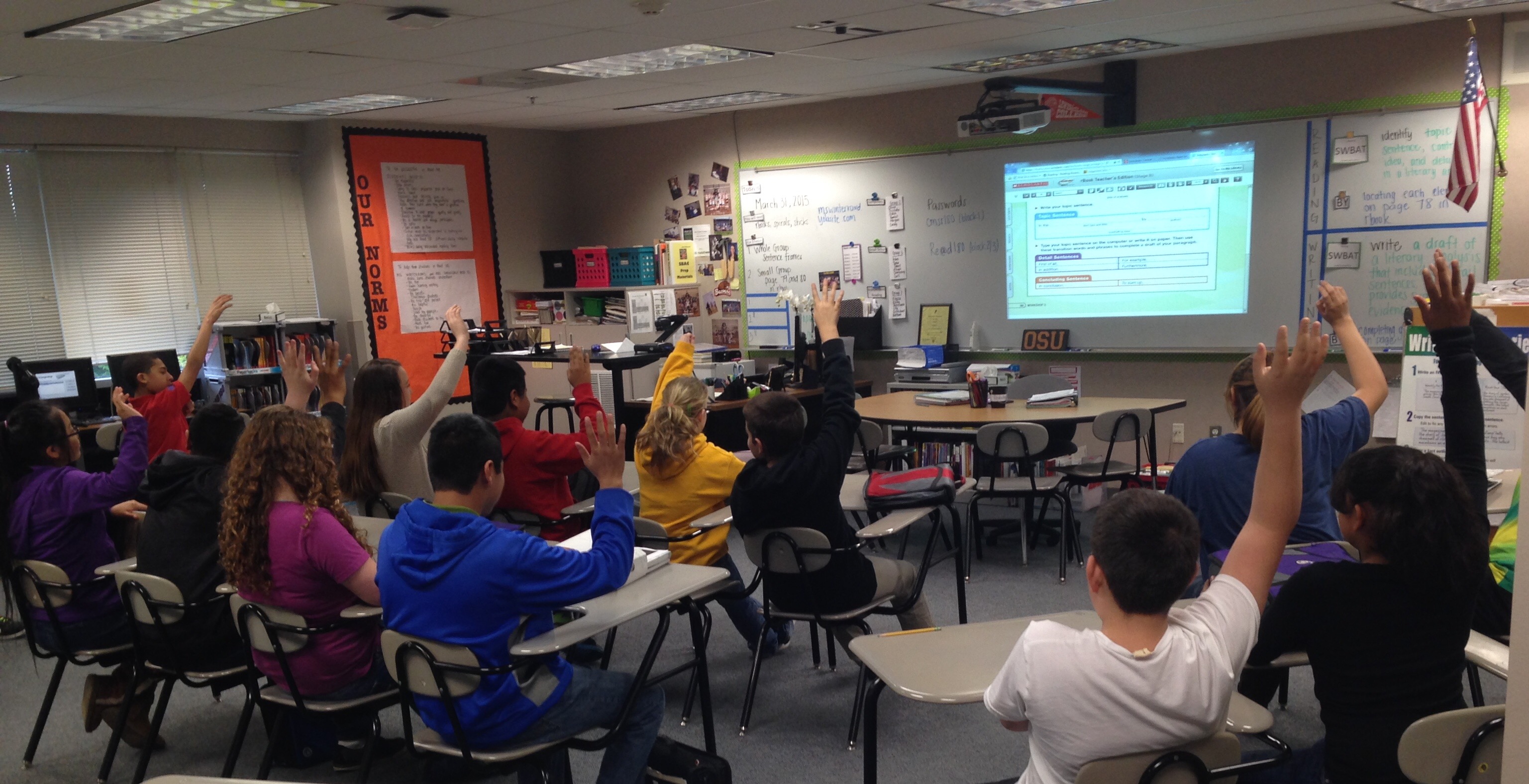 Ms Winterrowd s 6th Grade Language Arts Classroom